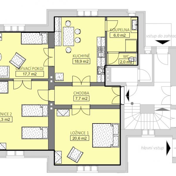 2 bedroom layout